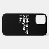 Ich lebe mein ganzes Leben. Case-Mate iPhone Hülle (Rückseite (Horizontal))