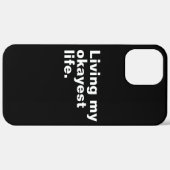 Ich lebe mein ganzes Leben. Case-Mate iPhone Hülle (Rückseite / Rechts)
