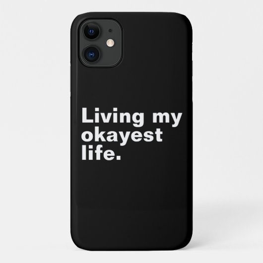 Ich lebe mein ganzes Leben. Case-Mate iPhone Hülle (Rückseite)