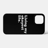 Ich lebe mein ganzes Leben. Case-Mate iPhone Hülle (Rückseite (Horizontal))