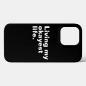 Ich lebe mein ganzes Leben. Case-Mate iPhone Hülle (Rückseite (Horizontal))