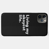 Ich lebe mein ganzes Leben. Case-Mate iPhone Hülle (Rückseite (Horizontal))
