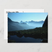 ICH LEBE MEIN LEBEN POSTKARTE (Vorne/Hinten)