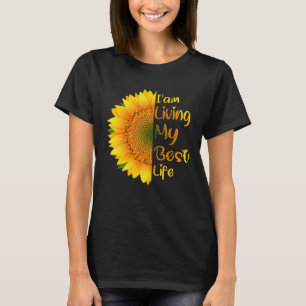 Ich lebe meine beste Sonnenblume T-Shirt