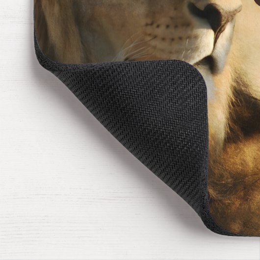 "Ich lebe mit Mut" Motivation Affirmation Mousepad (Ecke)