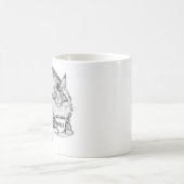 Ich lebe mit Royalty Cat Tasse - Maine Coon Coffee (Mittel)