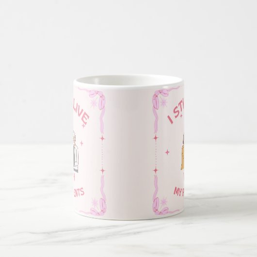 Ich lebe noch mit , Fügen Sie ein Foto Ihrer Elter Kaffeetasse (Mittel)