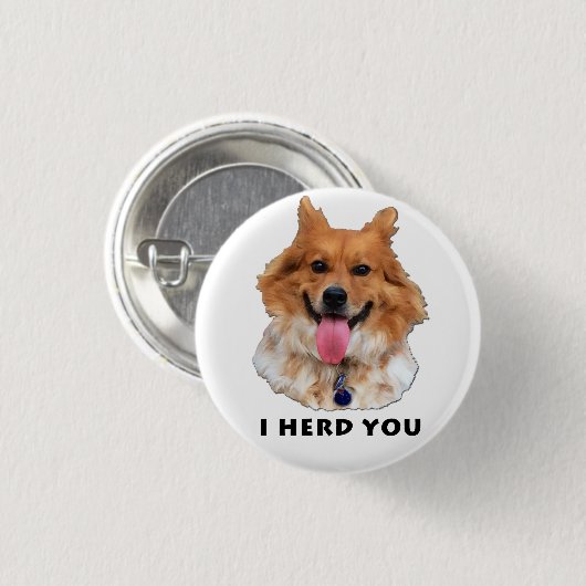 ICH LEBE SIE IN HERDEN BUTTON (Vorne & Hinten)