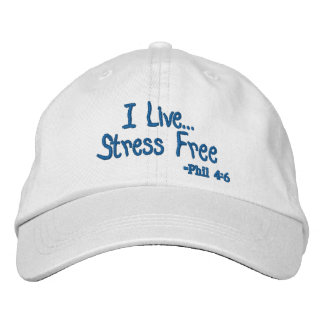 Ich lebe Stressfrei  Bestickte Baseballkappe