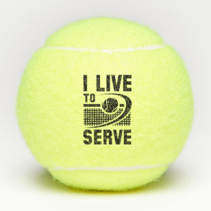 Ich lebe, um zu dienen tennisbälle