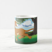 Ich lebe um zu holen kaffeetasse (Mittel)