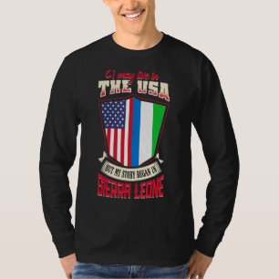 Ich lebe vielleicht in den USA, aber meine Geschic T-Shirt