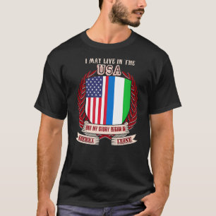 Ich lebe vielleicht in den USA, aber meine Geschic T-Shirt