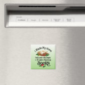 Ich lebe zwischen den Seiten von Dustin Steven Boo Magnet (In Situ (Geschirrspüler))