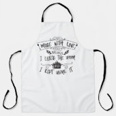 Ich leckte den Löffel Schürze (Vorderseite)