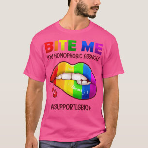 Ich leckte es, also ist es meine - LGBTQ Lippen Ra T-Shirt