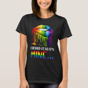Ich leckte es, also meinen Gay Pride LGB LGBT T-Shirt