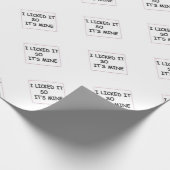 Ich leckte es geschenkpapier (Ecke)