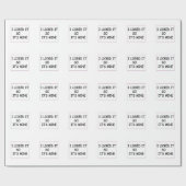 Ich leckte es geschenkpapier (Flach)