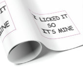 Ich leckte es geschenkpapier (Rolleneckpunkt)