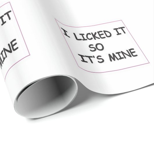 Ich leckte es geschenkpapier (Rolleneckpunkt)