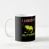 Ich leckte es so, wie seine Minenechse Reptilien Kaffeetasse (Links)