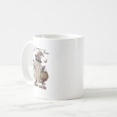 Ich lege das Buch in Boujee Kaffeetasse (Vorderseite Links)