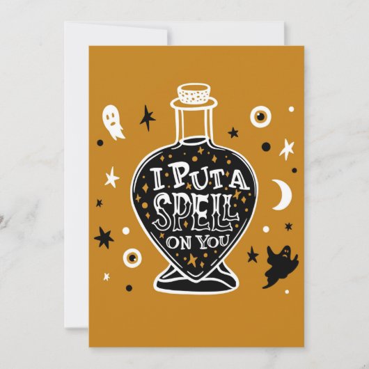 Ich lege dir einen Zauber Feiertagskarte (Vorderseite)