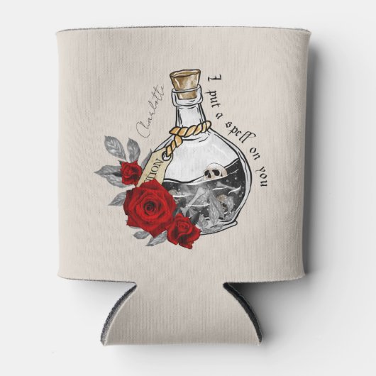 Ich lege dir einen Zauber - Liebe-Tränke mit Schäd Dosenkühler (Vorderseite)