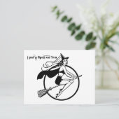 Ich lege dir einen Zauber Postkarte (Stehend Vorderseite)