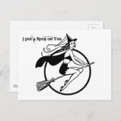 Ich lege dir einen Zauber Postkarte (Vorne/Hinten)