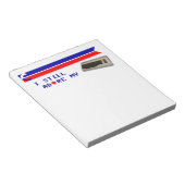 Ich lege mein 64 Notepad noch an Notizblock (angewinkelt)