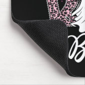 Ich legte den Boo in Boujee Ghost Funny Nk Leopard Mousepad (Ecke)