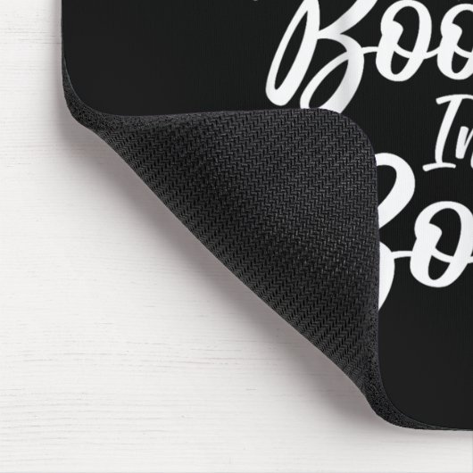 Ich legte den Boo in Boujee Ghost Funny Nk Leopard Mousepad (Ecke)