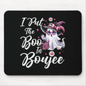 Ich legte den Boo in Boujee Ghost Funny Nk Leopard Mousepad (Vorne)