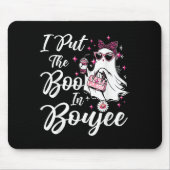 Ich legte den Boo in Boujee Ghost Funny Nk Leopard Mousepad (Vorne)