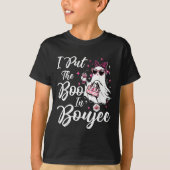 Ich legte den Boo in Boujee Ghost Funny Nk Leopard T-Shirt (Vorderseite)
