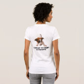 "ICH LEHNE AB, BERICHTS-HUNDEfighting-T-SHIRT ZU T-Shirt (Schwarz voll)