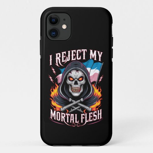 Ich lehne meinen sterblichen Fleisch Trans LGBTQ a Case-Mate iPhone Hülle (Rückseite)