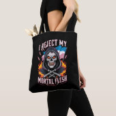 Ich lehne meinen sterblichen Fleisch Trans LGBTQ a Tasche (Von Nahem)