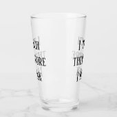 Ich lehre daher trinke ich Funny Teacher Geschenk Glas (Links)