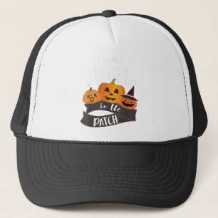Ich lehre das Niedlichste KürbisHalloween Truckerkappe