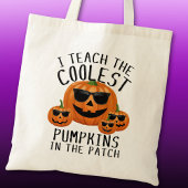 Ich lehre die Coolststen Kürbis in den Patch Tragetasche