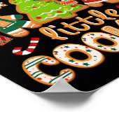 Ich lehre die klügsten Kekse Christus Poster (Ecke)