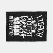 Ich lehre die Niedlichsten Bunnies in Patch 1 Fleecedecke (Vorderseite (Horizontal))