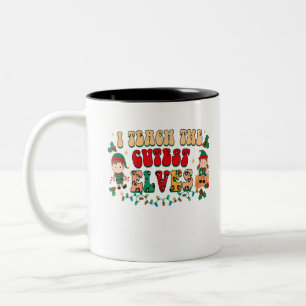 Ich lehre die Niedlichsten Elfen Funny Elf Lehreri Zweifarbige Tasse