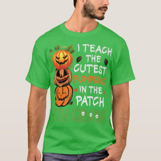 Ich lehre die Niedlichsten Kürbis in den Patch 8.G T-Shirt