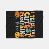 Ich lehre die Niedlichsten Kürbis in den Patch-Leh Fleecedecke (Vorderseite (Horizontal))