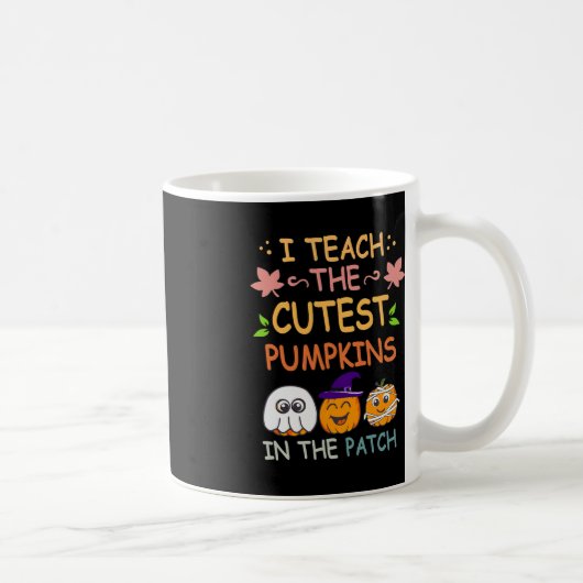 Ich lehre die Niedlichsten Kürbis in den Patch-Leh Kaffeetasse (Rechts)