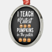 Ich lehre die Niedlichsten Kürbis in den Patch Ornament Aus Metall (Links)